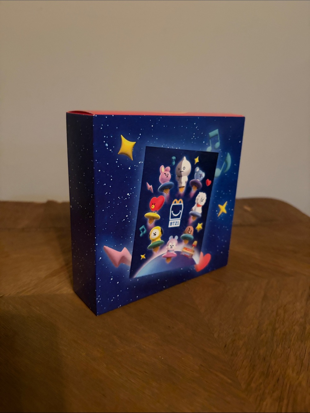 McDonald’s + BTS BT21 Kids Toy Collectible Set - Blue Space-Themed Box